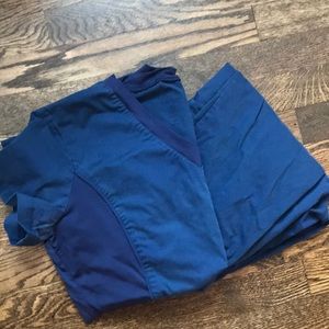 Allure fitted navy scrubs